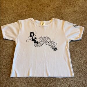Deadly Doll White Graphic Tee